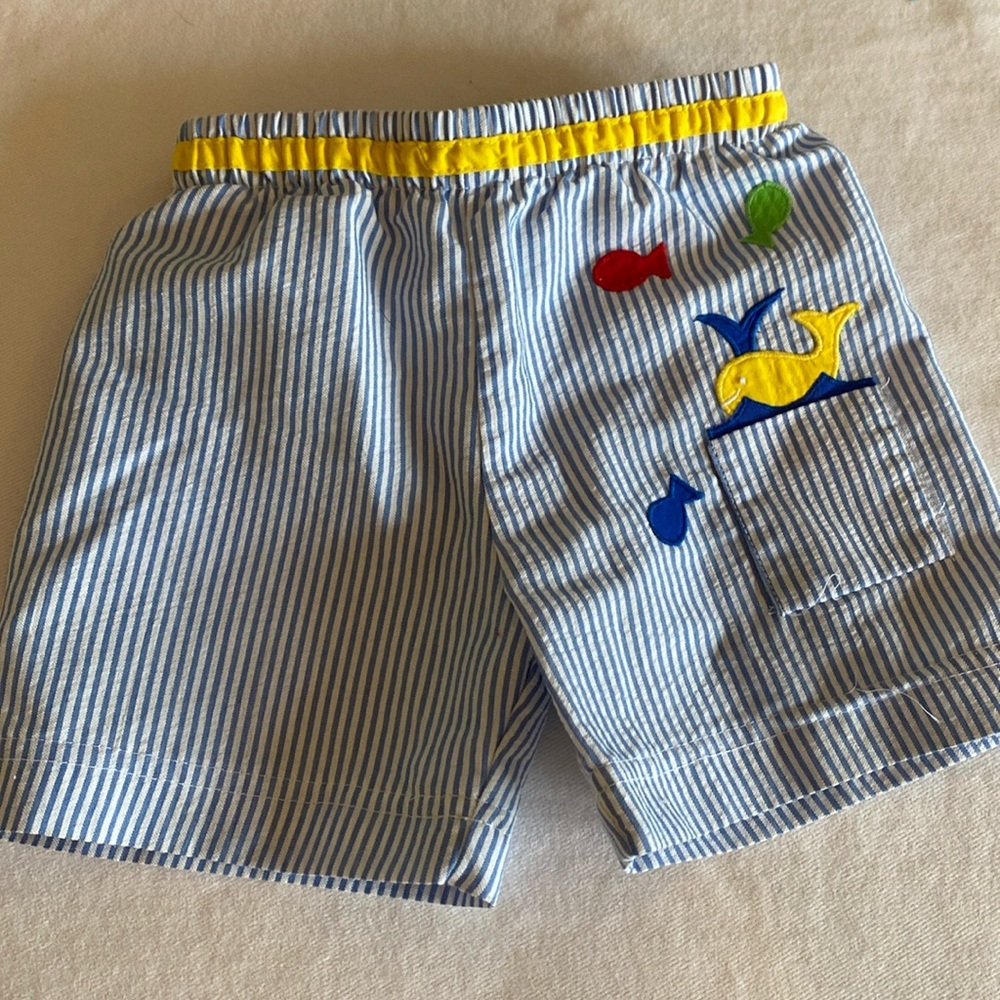Eiseman Seersucker Swim trunks